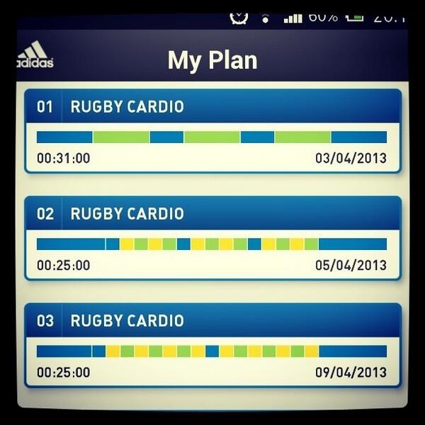 GirlRuggerProbs's tweet photo. Cardio plan to get back in shape #adidas #cardio #rugby #girl http://t.co/L0eQcDI32m