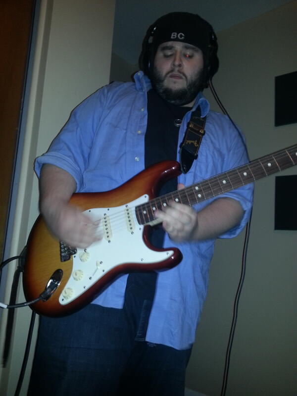 kerrvillageprod's tweet photo. Recording lead #guitar with Corey and @BrokenCaliber http://t.co/bRJNeiiyaK