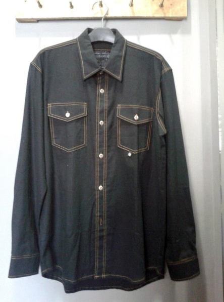 nih gtm stuff di <a href="/IdiomGarage/">IDIOM Garage</a>  #KoleksiKemeja Midnight Long Sleeve Denim dari <a href="/GUEZZTIMATEclth/">GuezzTimate Clothing</a> "