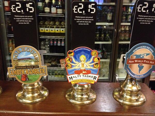 On now for the start if the ale festival and only £1.99 in #alewednesday