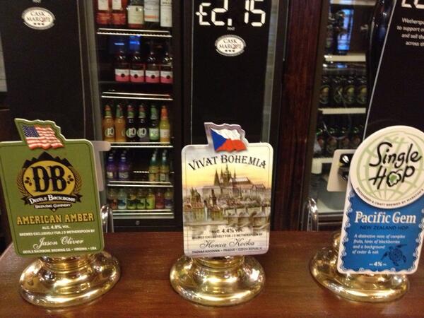 On now for the start if the ale festival and only £1.99 in #alewednesday