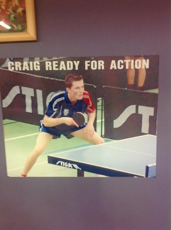 Barlow021's tweet photo. Craig ready for action!! http://t.co/aUzjoUgaXr
