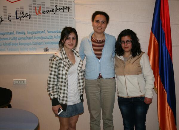 Lilit Asatryan (@asatryanlilit) on Twitter photo A good start with my mentee Zvart (Huso Aygi) and Hasmik (Girls State-Armenia), <a href="/usembarmenia/">US Embassy, Armenia</a> #Mentoring program. A good start with my mentee Zvart (Huso Aygi) and Hasmik (Girls State-Armenia), <a href="/usembarmenia/">US Embassy, Armenia</a> #Mentoring program.