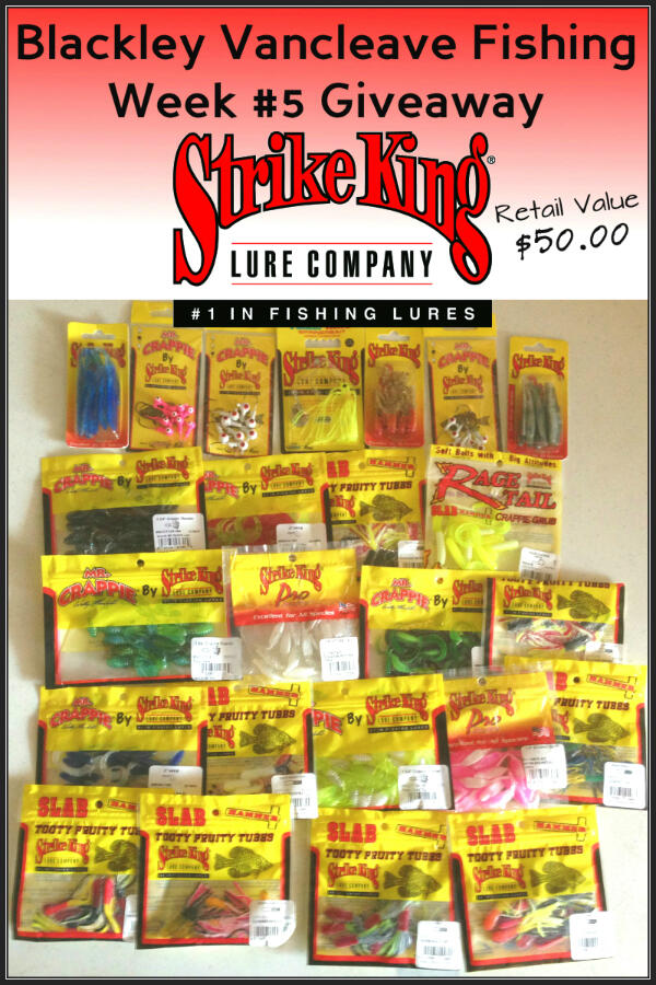 CrappieCrazycom's tweet photo. Win Strike King Lure Company Products in the Blackley Vancleave Fishing Giveaway! #crappie http://t.co/uTxRSZmJZ9 http://t.co/9BFecmAytQ