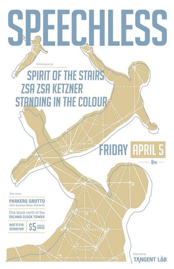 thelaborparty's tweet image. This Friday night be at Parker's Grotto for @tangentlab's SPEECHLESS event buff.ly/Z7ttUO