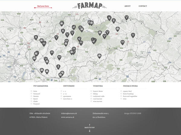 Farmap is out now! Find your farm... and chalet, vineyard or ranch here farmap.sk