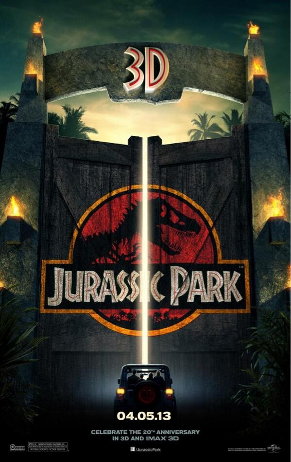 _FilmIsLife's tweet image. Who's going to watch Jurassic Park in 3D? April 5th.