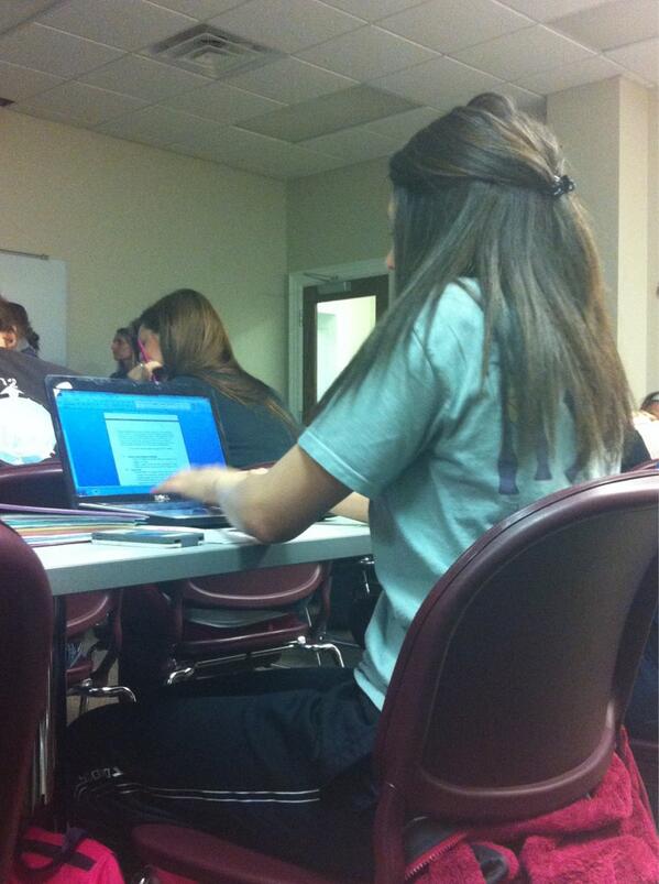 allisoncoxRM's tweet image. Listening to presentations at its finest! #litproject #EducationMajorProbs @colindaoertling #imacreeper