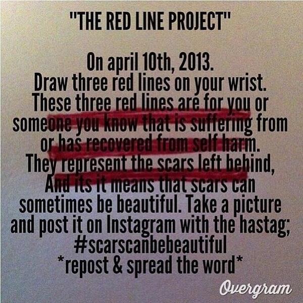 Suicidehastoend's tweet image. #redlineproject