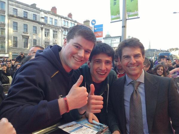 100th tweet. Me <a href="/KevinABarron/">Kevin Barron</a> and Tom Cruise, I can't properly express it but possibly the best day of my life