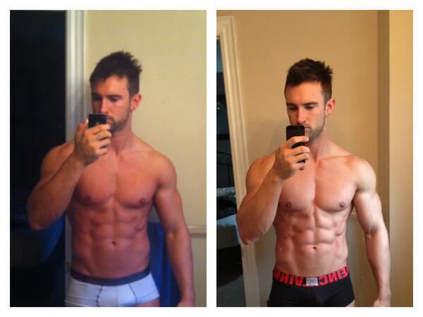 DylanThomasFit's tweet photo. #CuteFat to #compprepfit 💪👍 week 2 vs week 7 with @BioLayne http://t.co/djdl9utG8r