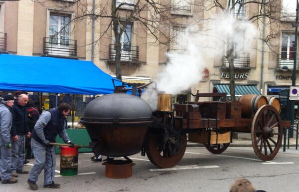 Na91Cl's tweet image. A #Toul , le #Fardier de Cugnot à Toute vapeur...