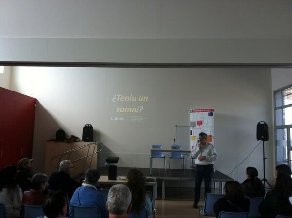 ivancomas's tweet image. Teniu un somni! @enricmadrigal #terrassa #ciutadaniaiTIC