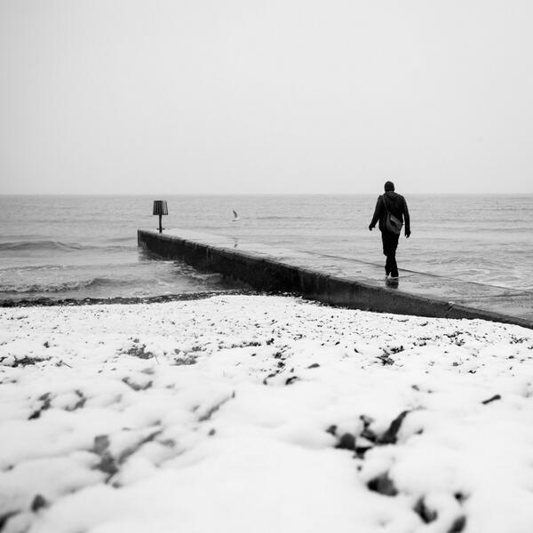 Nice walk on #Whitstable #beach