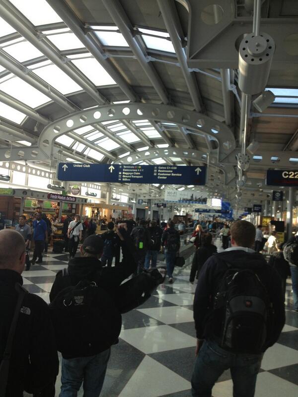 DrakeTrombones's tweet image. Just landed in Chicago and on the way to baggage claim. Once done, next stop @DrakeUniversity.  #DTCtour2013