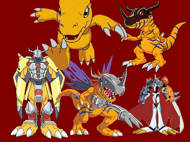 Día del Maestro invadir Recogiendo hojas DigimonDigitalMonste on Twitter: "Aquí todas las evolución de Agumon  #Digimon http://t.co/XYFJBdgH0T" / Twitter
