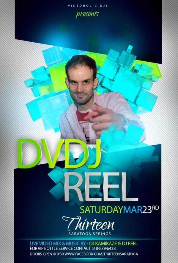 TONIGHT!
Saratoga Saturday Night Live!

Dj Kamikaze with special guest @DvDjReel 
You can meet me in da club...