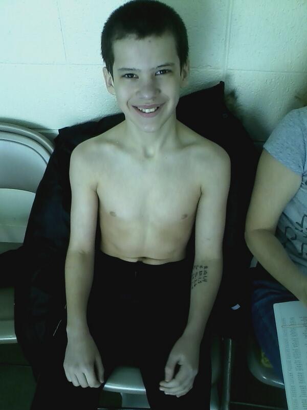 Britt_Jill_'s tweet image. My little brother happy after his first relay #200FreeStyle #SwimConference