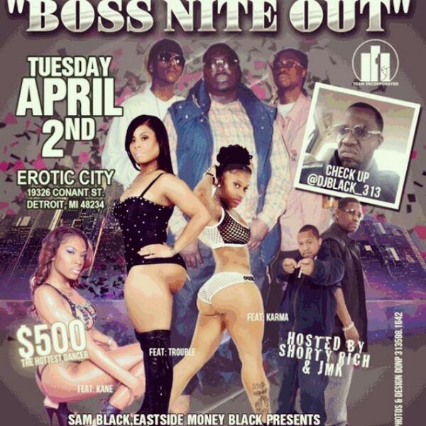 onlyOne_lex's tweet photo. @7mileMIKE__ April 2 erotic city featuring me karma karma karma b there u don't wanna miss it 😍😍😍😍 http://t.co/OpVdl3078x