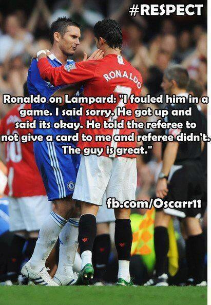 LampardFanpage's tweet photo. Ronaldo on Lampard. #respect http://t.co/3iwir6vxXh