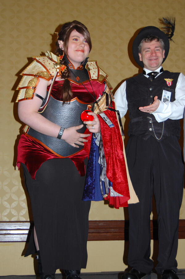 ArkGameCon's tweet image. Congratulations to Eva for winning the cosplay contest!