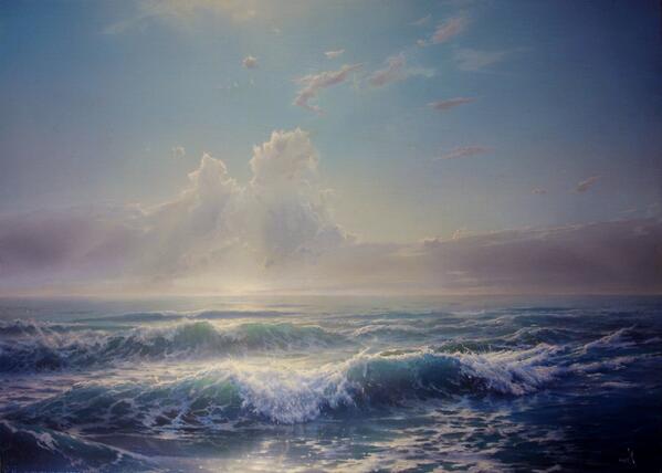 vvsstart's tweet photo. "The Sea" by Vadim Painter #oil/ #canvas 50x70см [2011] #art #fineart #russian #realism #painting #paintings #gallery http://t.co/bIb8hKKNdo