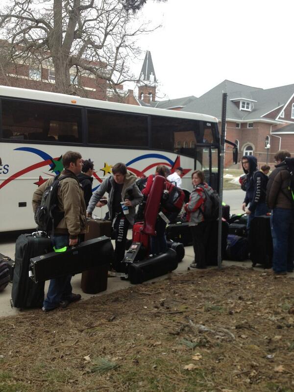 DrakeTrombones's tweet image. Earlier we returned to @DrakeUniversity. We had a very successful tour. Thanks everyone for the support. #DTCtour2013