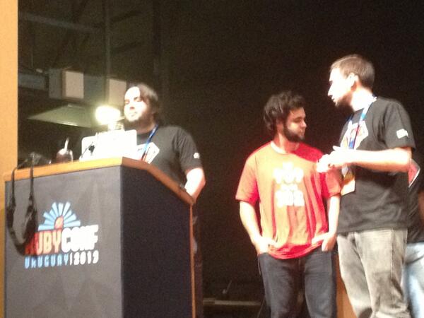 ReinventingHell's tweet image. Just wow guys. This was so awesome, unbelievable. The bar is set so high!! #RubyConfUY