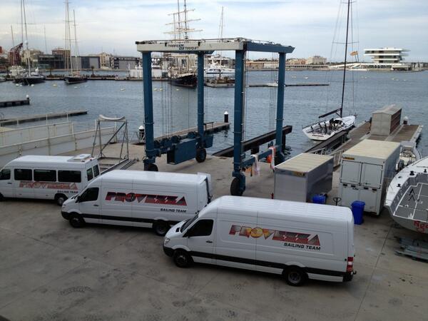 ProvezzaSailing's tweet image. Provezza Team us at Valencia