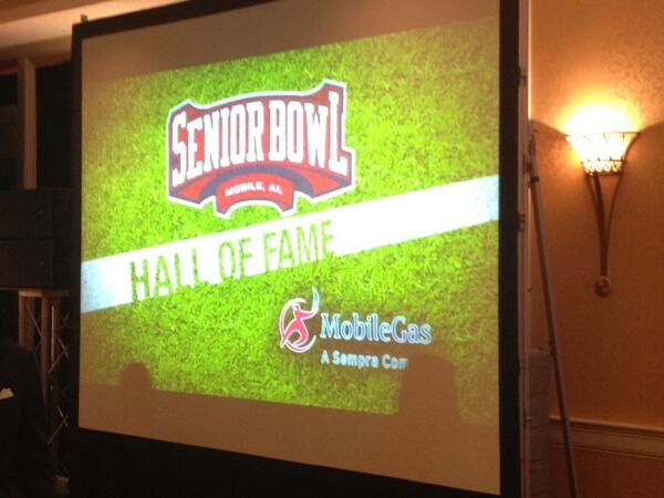 John Abraham going into Senior Bowl Hall of Fame tonight! Great Honor