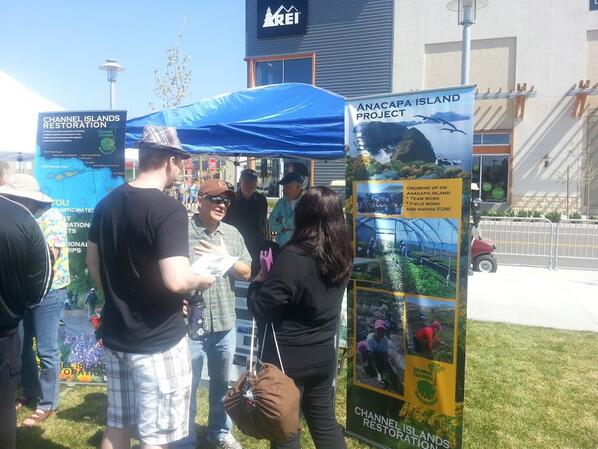RestoreIslands's tweet photo. CIR at REI Oxnard grand opening Volunteers talked to the public about CIR REI donated $15,000 to CIR. #restoreislands http://t.co/riD4la7HFS