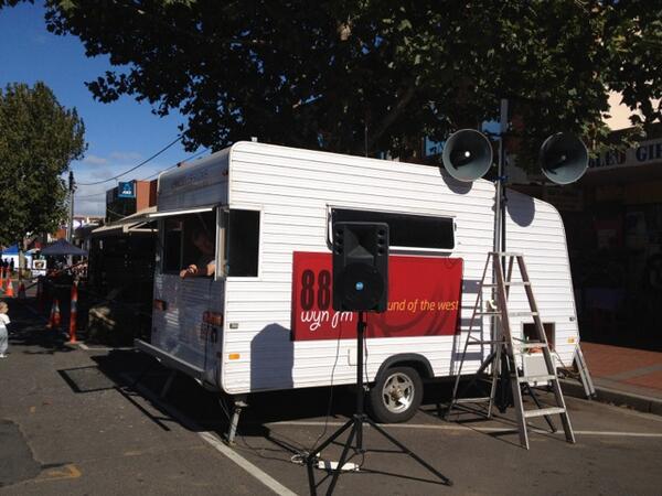 889WYNFM's tweet photo. All hooked up! #communityradio #ob http://t.co/qt4PUxQ4rL