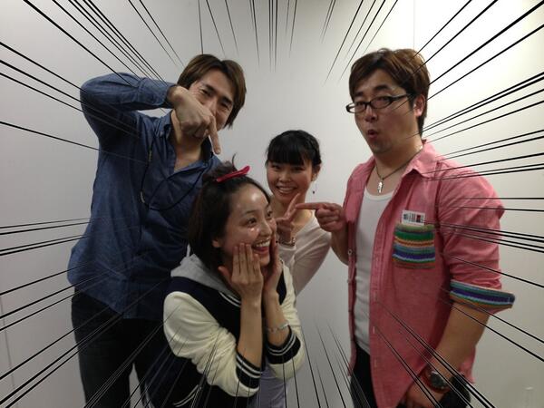 安元洋貴 Hiroki Yasumoto てなわけで 私はat Xのイベントのシークレットゲストだったのです つまり 今 大阪に居ます 楽しかった ぎぶさんと稔 お疲れ様です カネトモさんはメイク落としながら写真に写り込むという暴挙 笑 最後まで笑いを求め