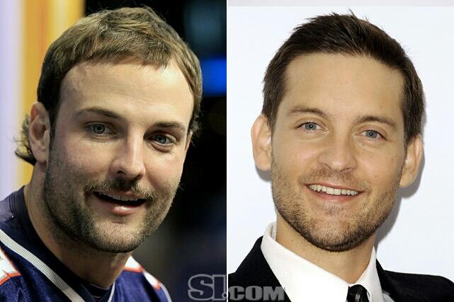 Sports Look A Likes On Twitter Wes Welker Tobey Maguire Sportslookalikes Spiderman Http T Co 5wlsri4aft