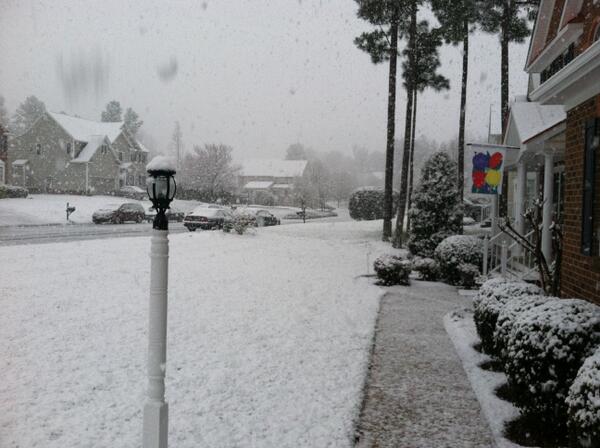 ESMGolf's tweet image. Mid - March in Richmond, Va - Really?  Really?