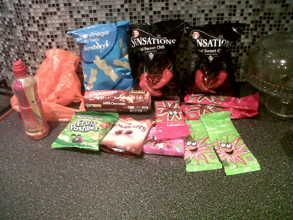 AmberleyWhite's tweet photo. @ZiaRida We're definitely not going to go hungry! http://t.co/bs7cjdW2om