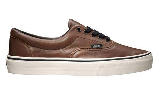 Vans era aged leather brown | size 8 | sms order 085719290366