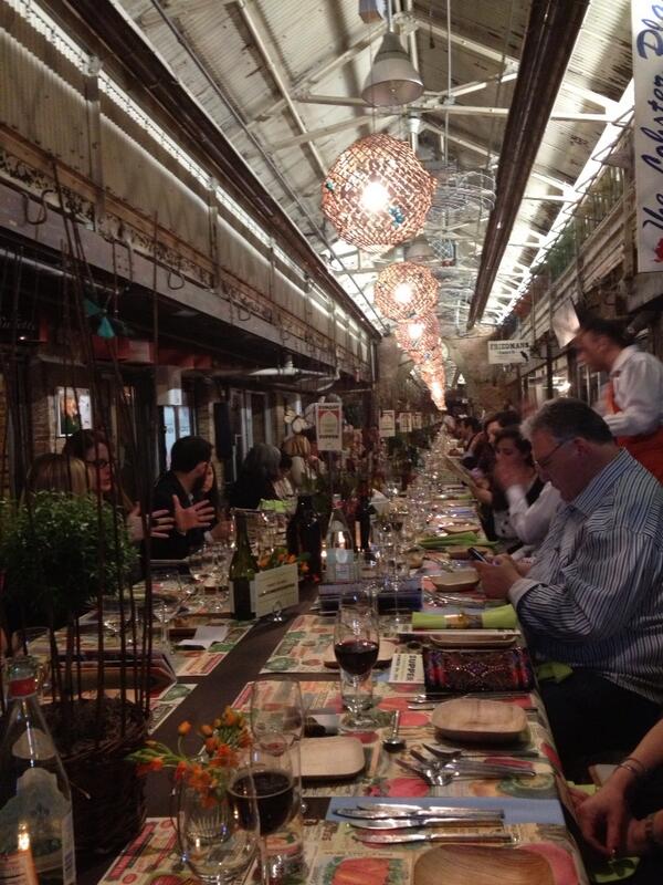 mlmargel's tweet image. Loving tonight's intimate dinner for 300. Food delish.