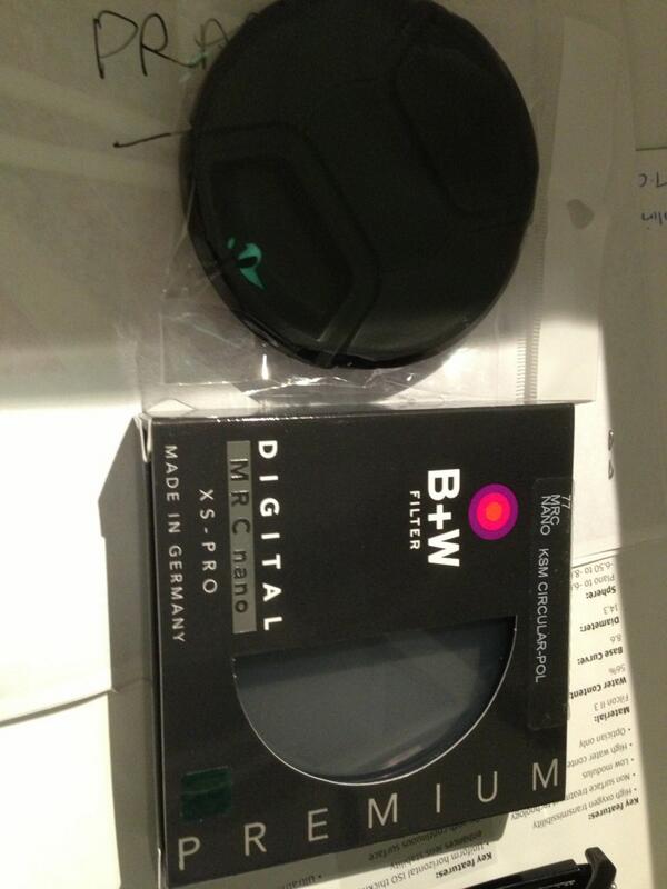 My polarised filter #dslr