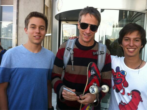 stefanorossip's tweet photo. @tonyhawk thank you for giving me a flawless weekend! http://t.co/oSZBFVlltb
