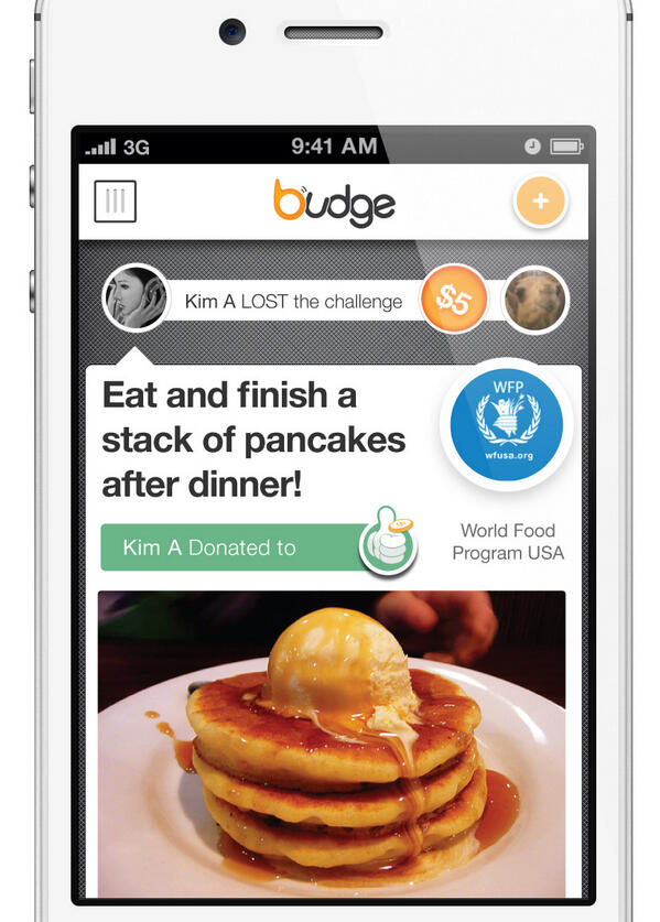 letsbudge's tweet photo. Kim Lost her pancake #food challenge on Budge! So she donated $5 to @WFPUSA. Bad luck Kim.. Looked yum though... http://t.co/TPArUAySYQ