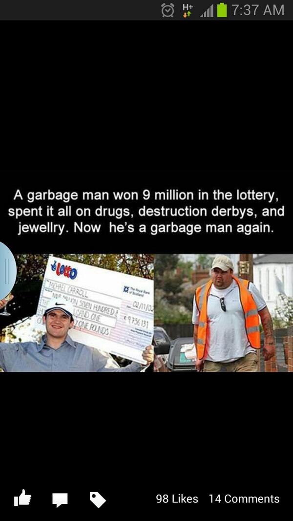 Jokebookz's tweet photo. He most really wanted to be a garbage man http://t.co/ZqL0EcKQ3v