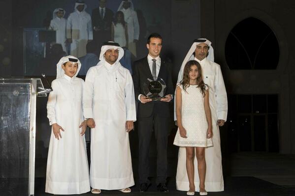 The_ICSS's tweet photo. #SecuringSport2013 saw @ivanfernandezan receive the Save The Dream Award. Thank you @qatar_olympic @SaoudAlthani7 http://t.co/GdkjS46Mga