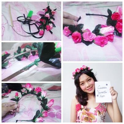 ConiettaComel's tweet image. @LancomeID SPRING IN LOVE INSPIRATION keceriaan bunga mawar di musim semi #DIY #FlowerHeadband #SpringinLove