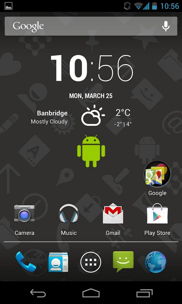 ShogaSenshi's tweet image. #nexus4 16gb #francokernel #stock , the wallpaper!! It&apos;s awesome :-)