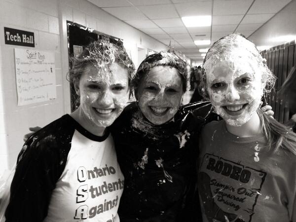 NorthDundasDHS's tweet image. #UCDSB more pie faces for #OSAID