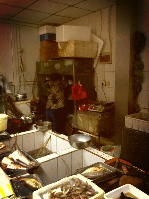 BackeusJohan's tweet image. Här köper man fisk! Med risk att bli magsjuk!