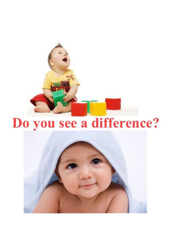 GeneWatch's tweet image. How can you love one but not the other? One has autism the other doesn't, but can you tell the difference?