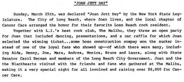 Happy <a href="/joanjett/">Joan Jett & the Blackhearts</a> Day! #joanjettday #joanjett #march25