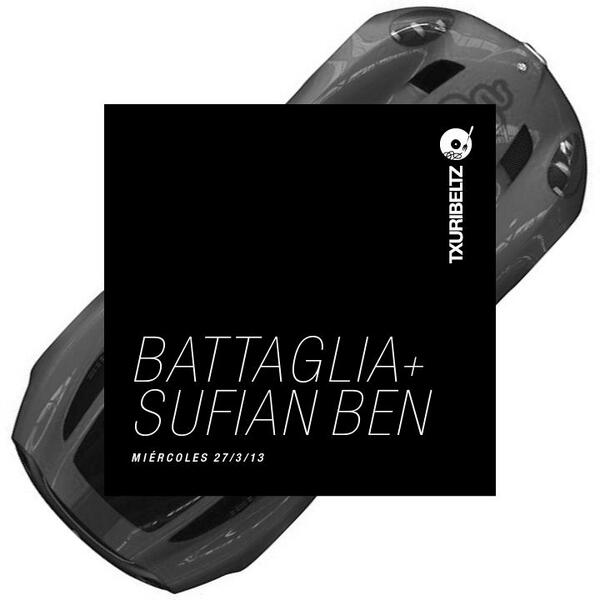 sufian_ben's tweet photo. Este miércoles toca @TxuribeltzClub el gran club de de electrónica de Iruña con mi buen amigo @mike_battaglia http://t.co/FJX6RM4jal